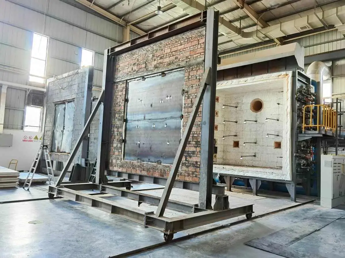 TS EN 13501-2 kapsamında yangın direnç test fırını — çelik kiriş ve kolon R sınıfı tespiti