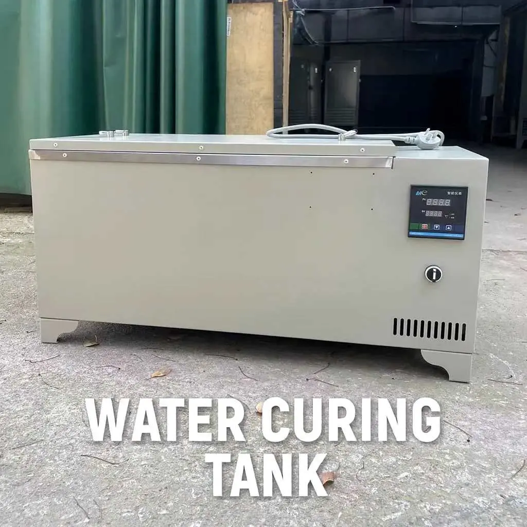 Sıcaklık kontrollü Water Curing Tank — beton numune bekletme tankı, dijital kontrol paneli