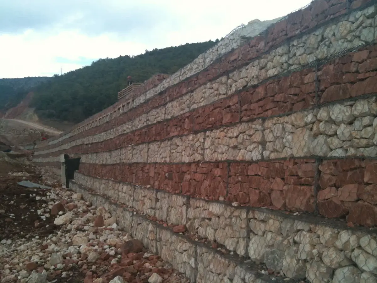 Gabion ve Taş Dolgu İstinat Yapıları detay görseli - 2